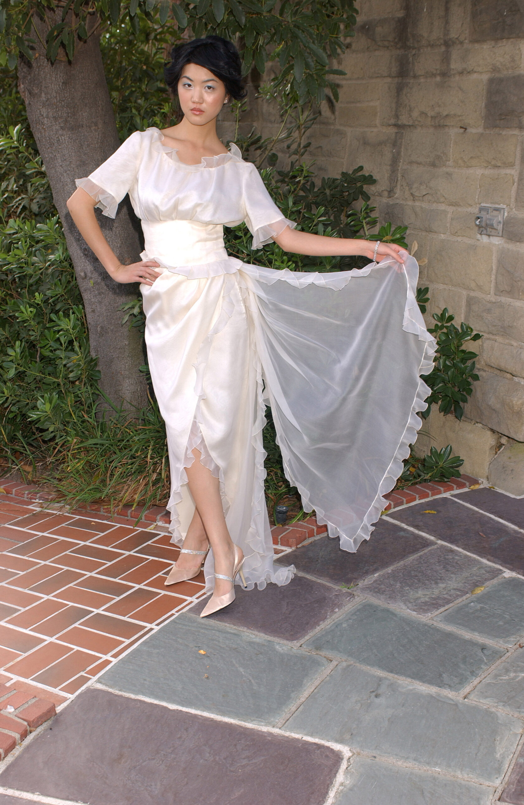 Paperbag Bridal Fashion Greystone Mansion 110506